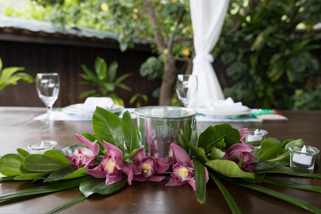 tropical centerpiece