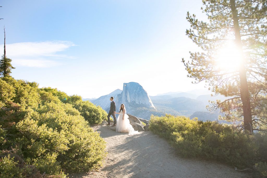 Glacier point sunrise elopement