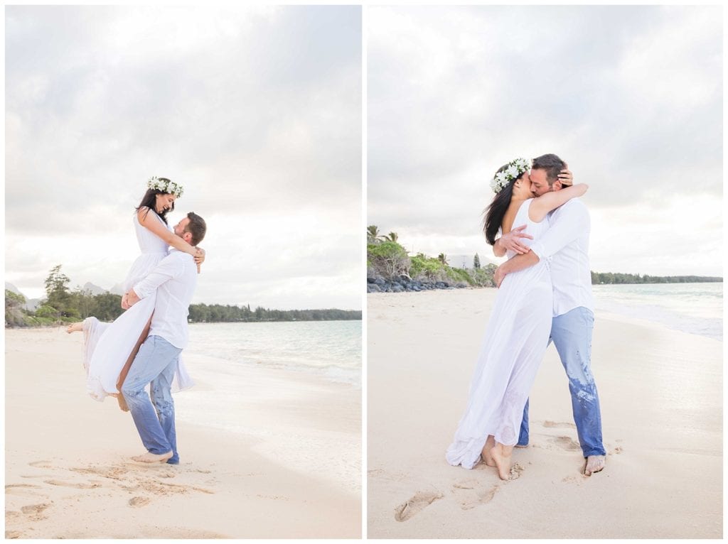 Waimanalo elopement sky and reef photography