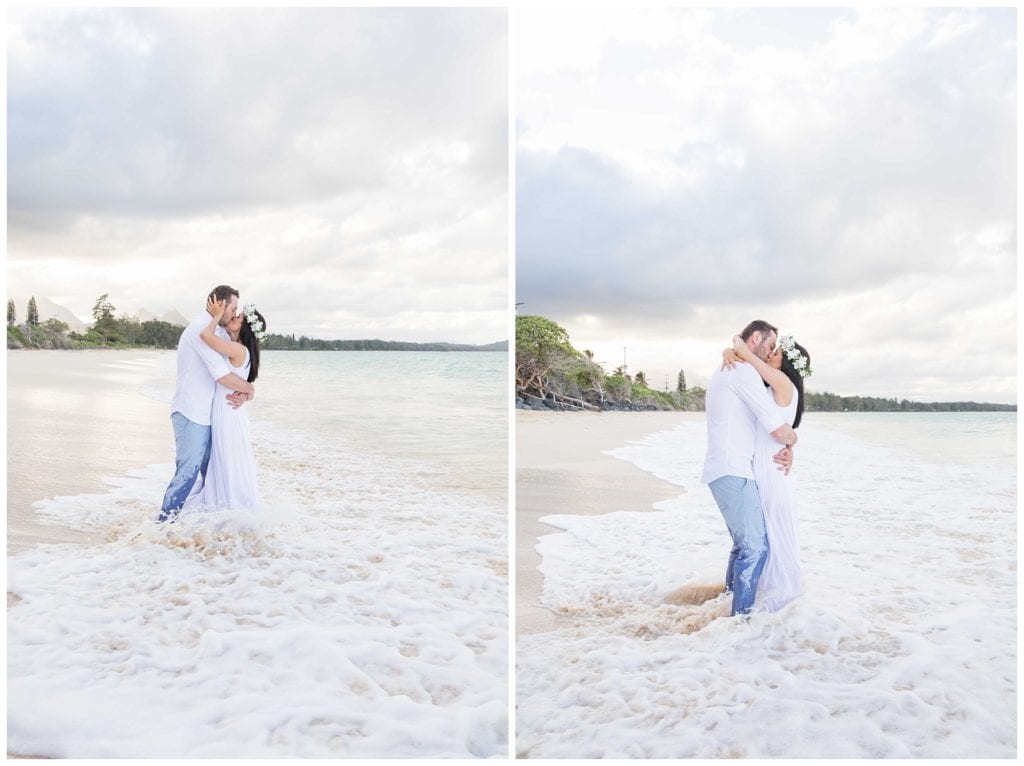 Waimanalo elopement sky and reef photography