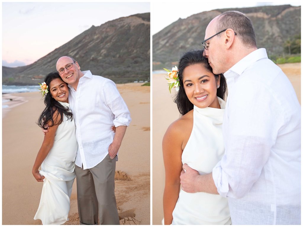 Sandy Beach Engagement Session sky and reef photography
