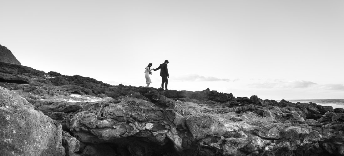 walking on lava rocks hawaii