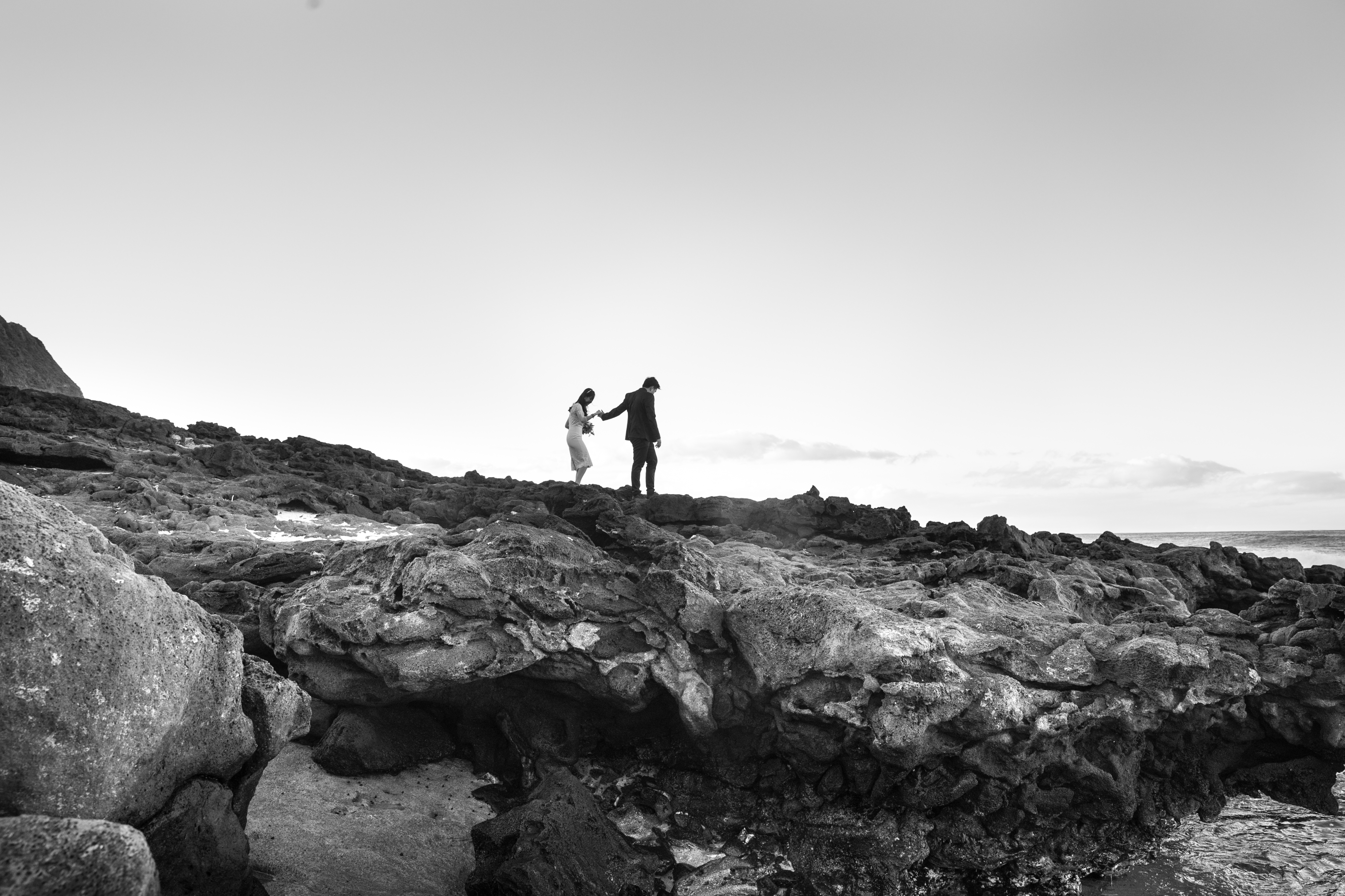 walking on lava rocks hawaii